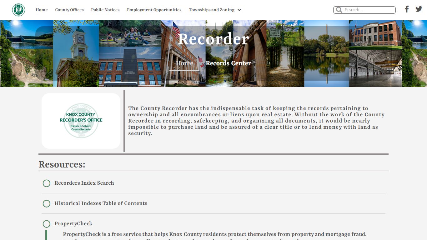 Recorder – Knox County, Ohio